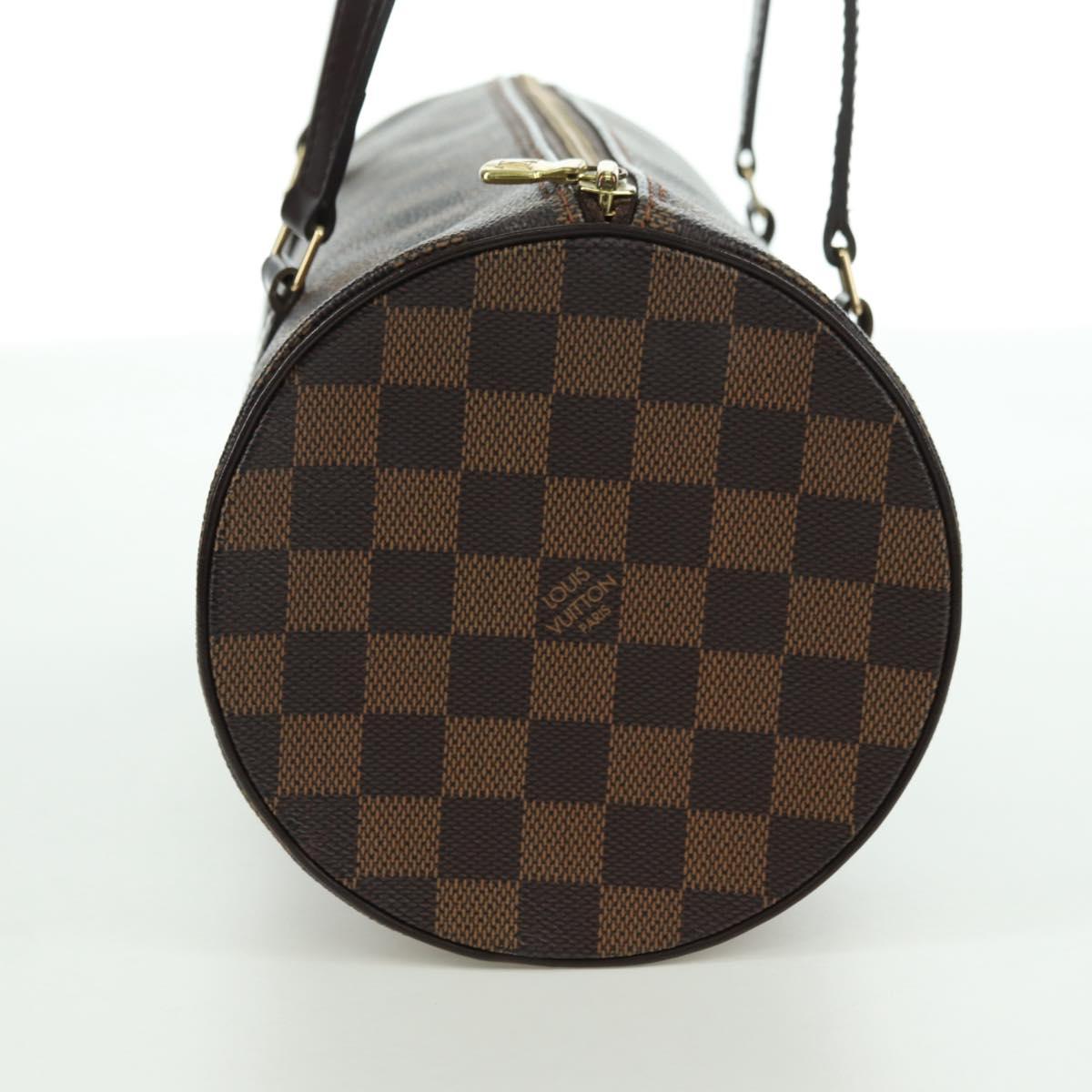 LOUIS VUITTON Damier Ebene Papillon 30 Hand Bag N51303 LV Auth am11222A