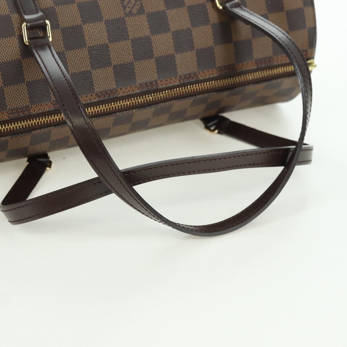LOUIS VUITTON Damier Ebene Papillon 30 Hand Bag N51303 LV Auth am11222A