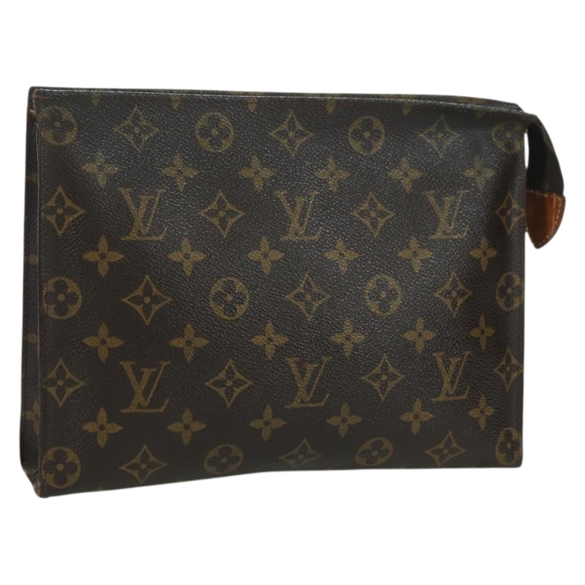 LOUIS VUITTON Monogram Poche Toilette 26 Pouch M47542 LV Auth am11226