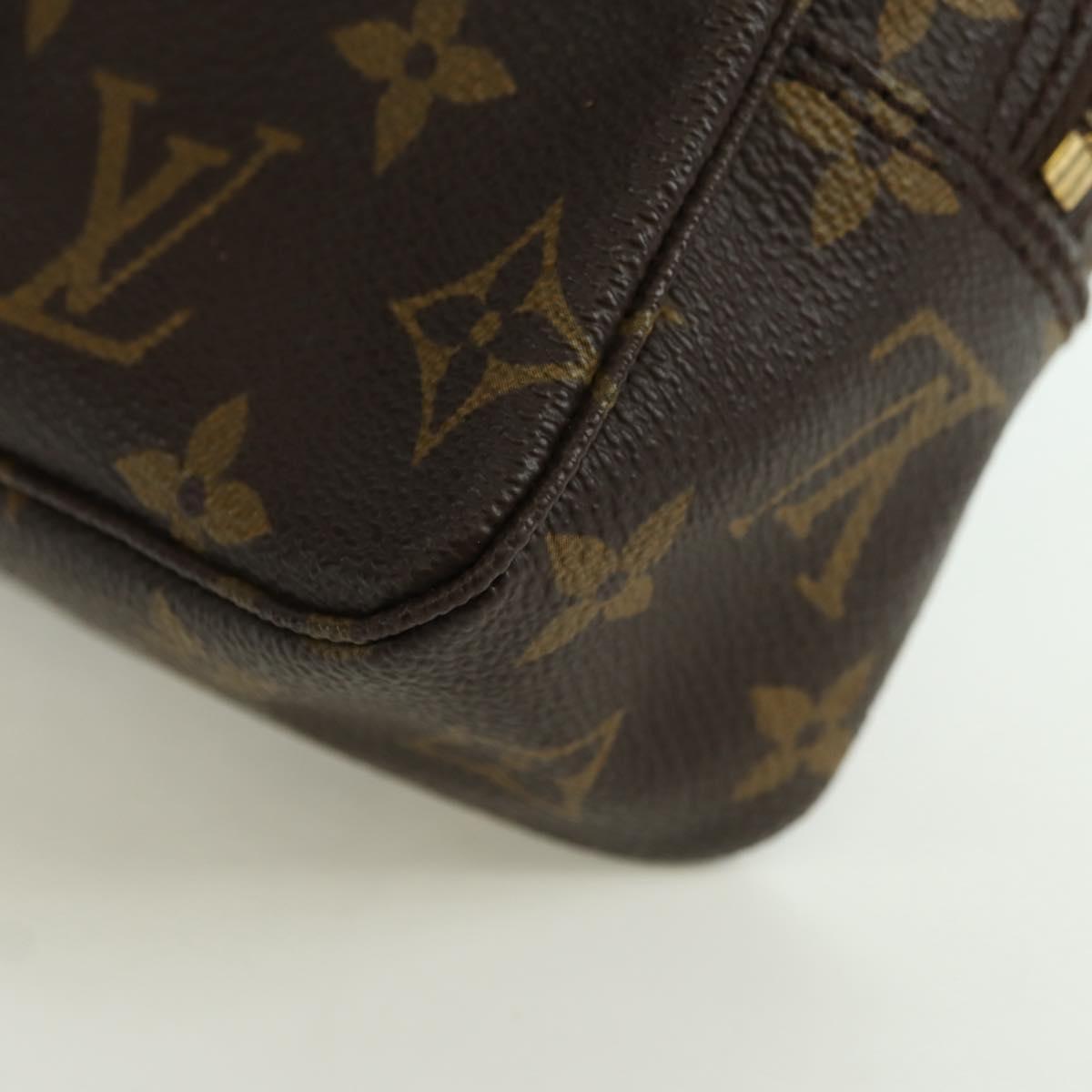 LOUIS VUITTON Monogram Trousse Toilette 18 Pouch M47526 LV Auth am11230V