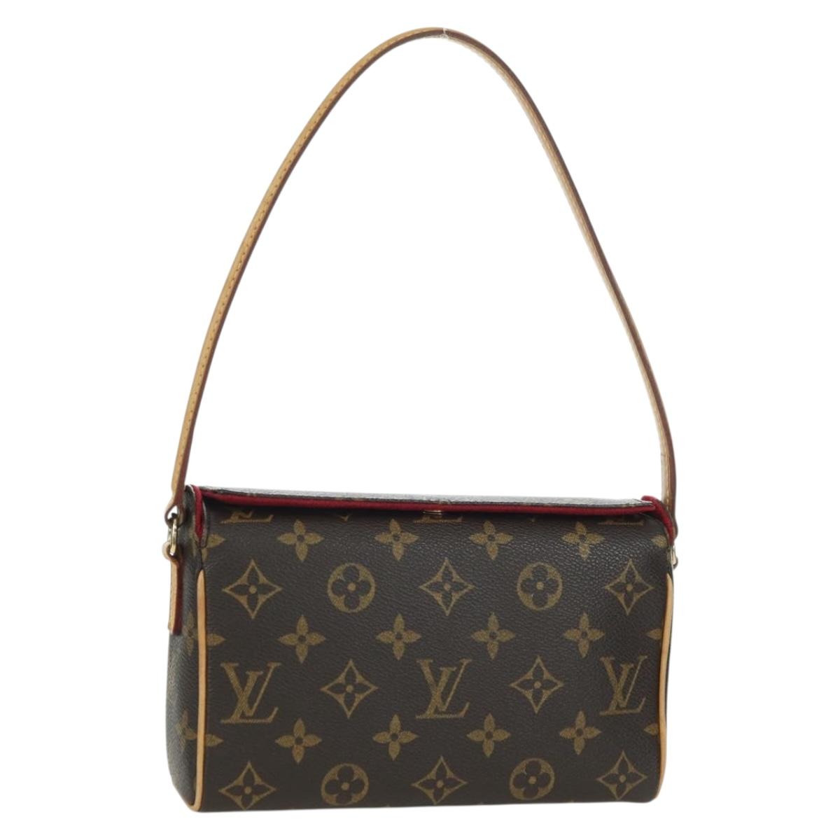 LOUIS VUITTON Monogram Recital Hand Bag M51900 LV Auth am11289A