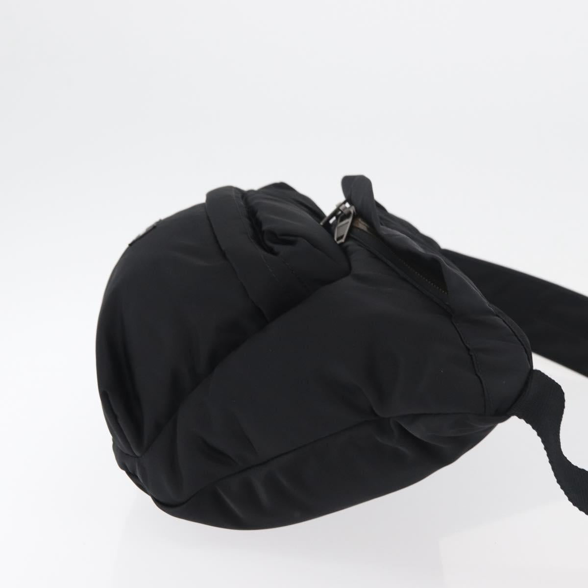BALENCIAGA Body Bag Nylon Black 661862 Auth am11295
