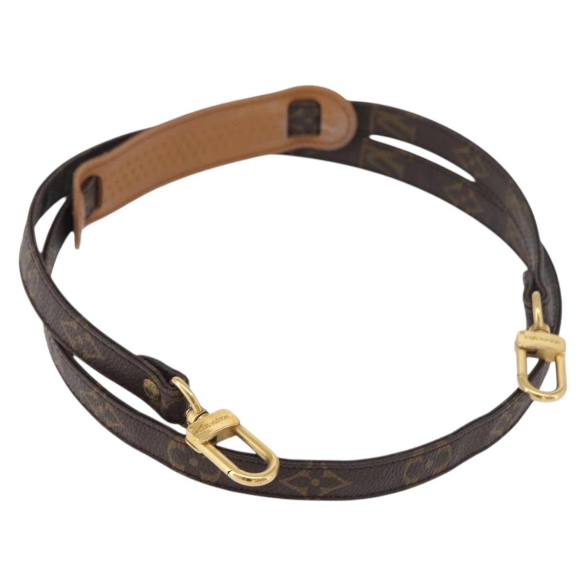LOUIS VUITTON Monogram Shoulder Strap 42.9"" LV Auth am11328
