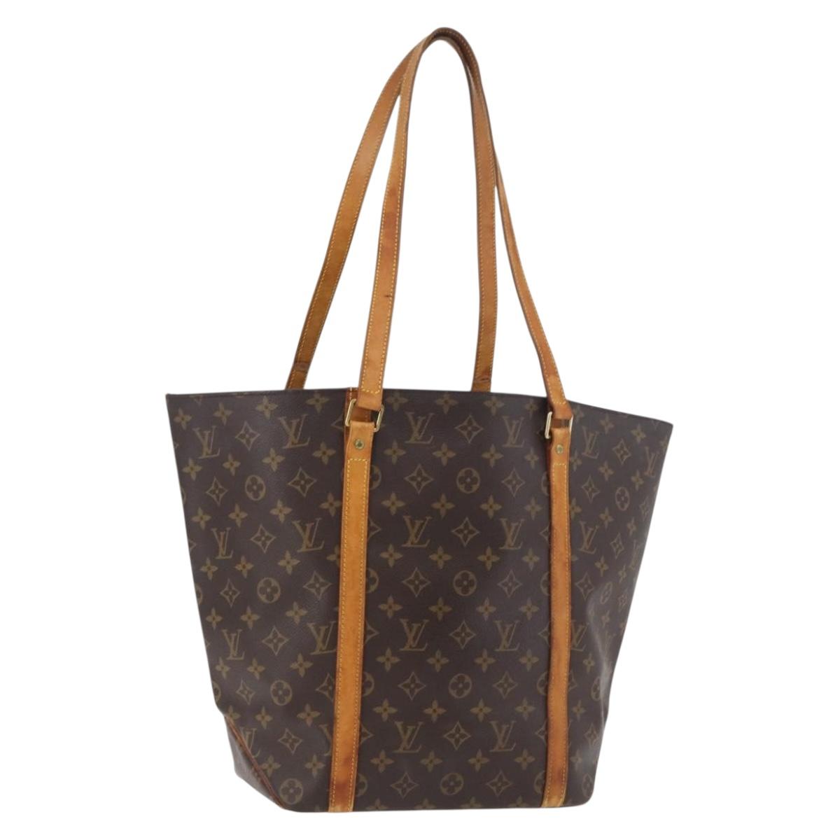 LOUIS VUITTON Monogram Sac Shopping Tote Bag M51108 LV Auth am11348