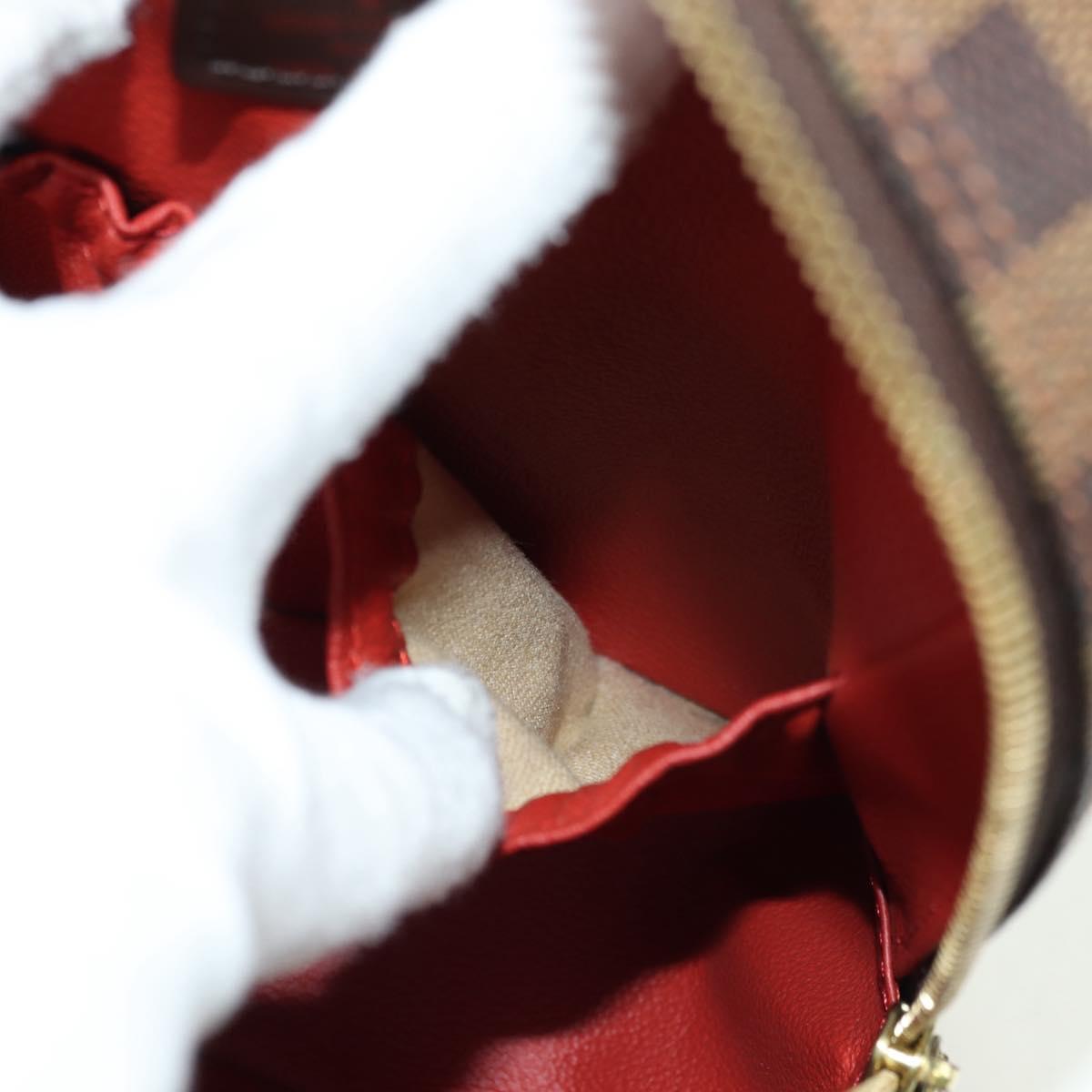 LOUIS VUITTON Damier Ebene Spontini Hand Bag SPO 2way M47500 LV Auth am11377SAV