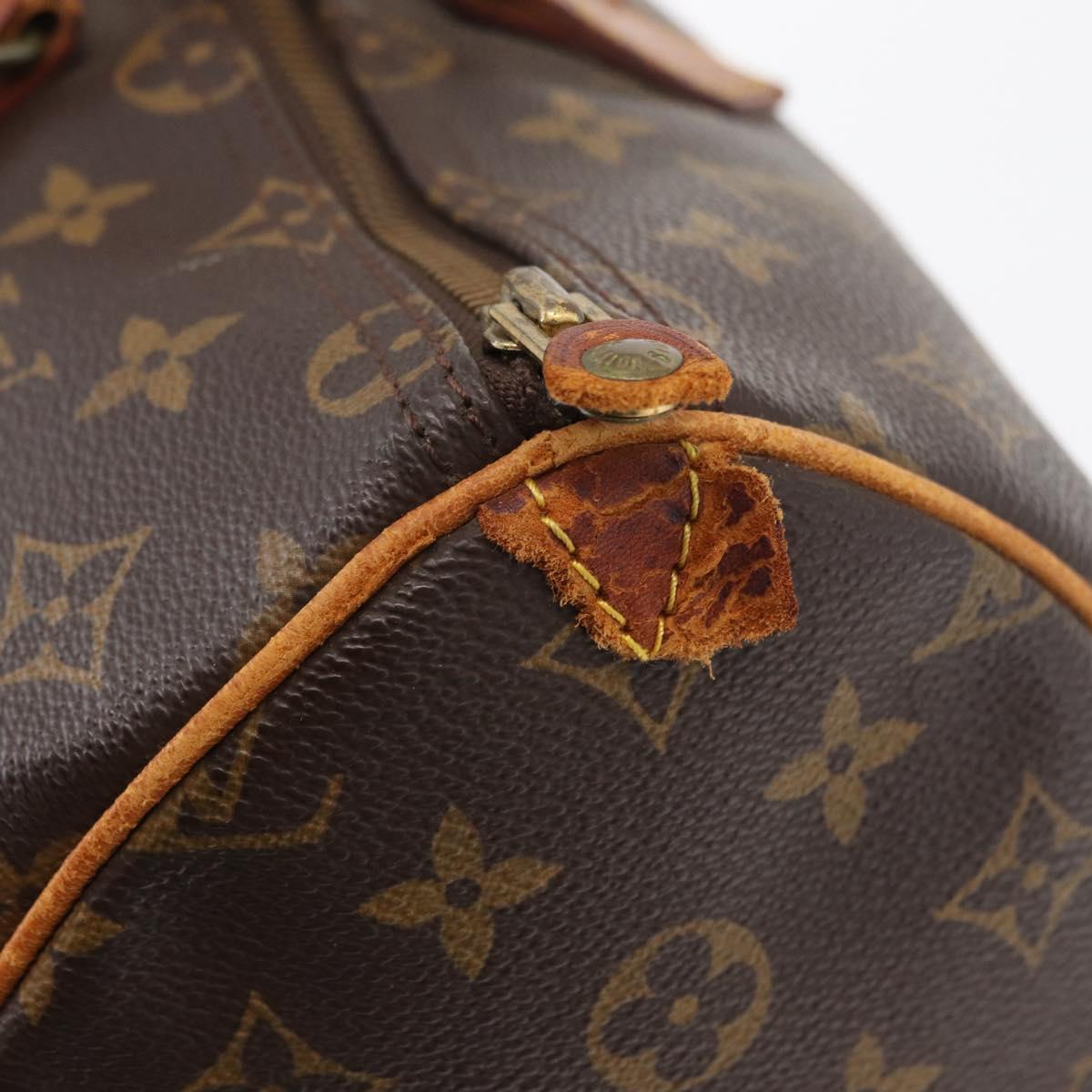 LOUIS VUITTON Monogram Speedy 35 Hand Bag M41524 LV Auth am11384