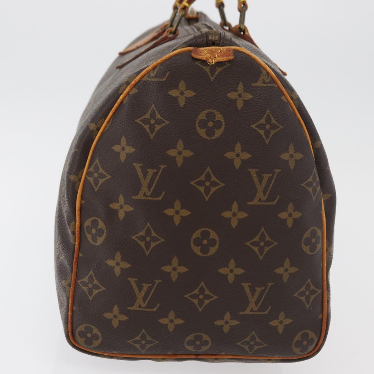 LOUIS VUITTON Monogram Speedy 35 Hand Bag M41524 LV Auth am11384