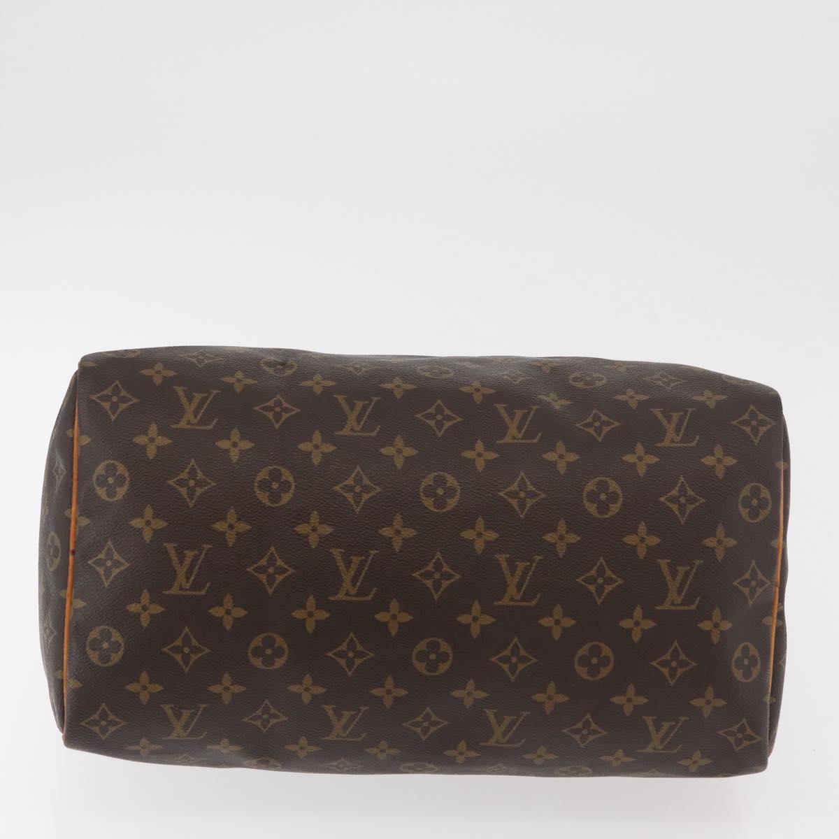 LOUIS VUITTON Monogram Speedy 35 Hand Bag M41524 LV Auth am11384