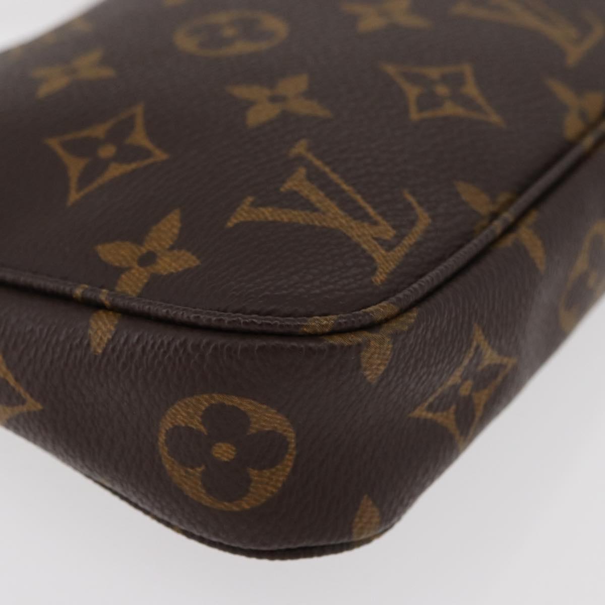 LOUIS VUITTON Monogram Pochette Accessoires Pouch M51980 LV Auth am11402V