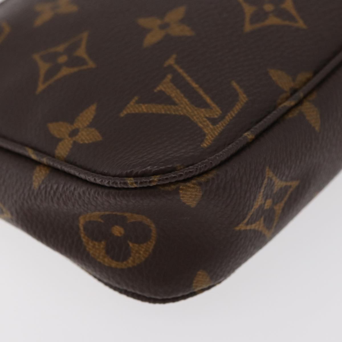LOUIS VUITTON Monogram Pochette Accessoires Pouch M51980 LV Auth am11402V