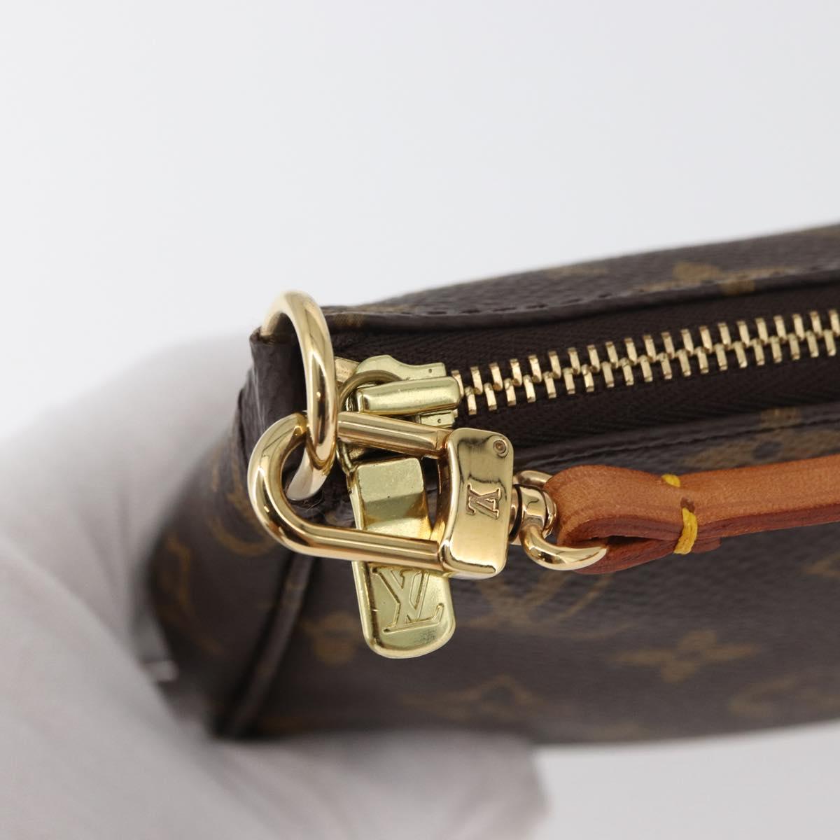 LOUIS VUITTON Monogram Pochette Accessoires Pouch M51980 LV Auth am11402V