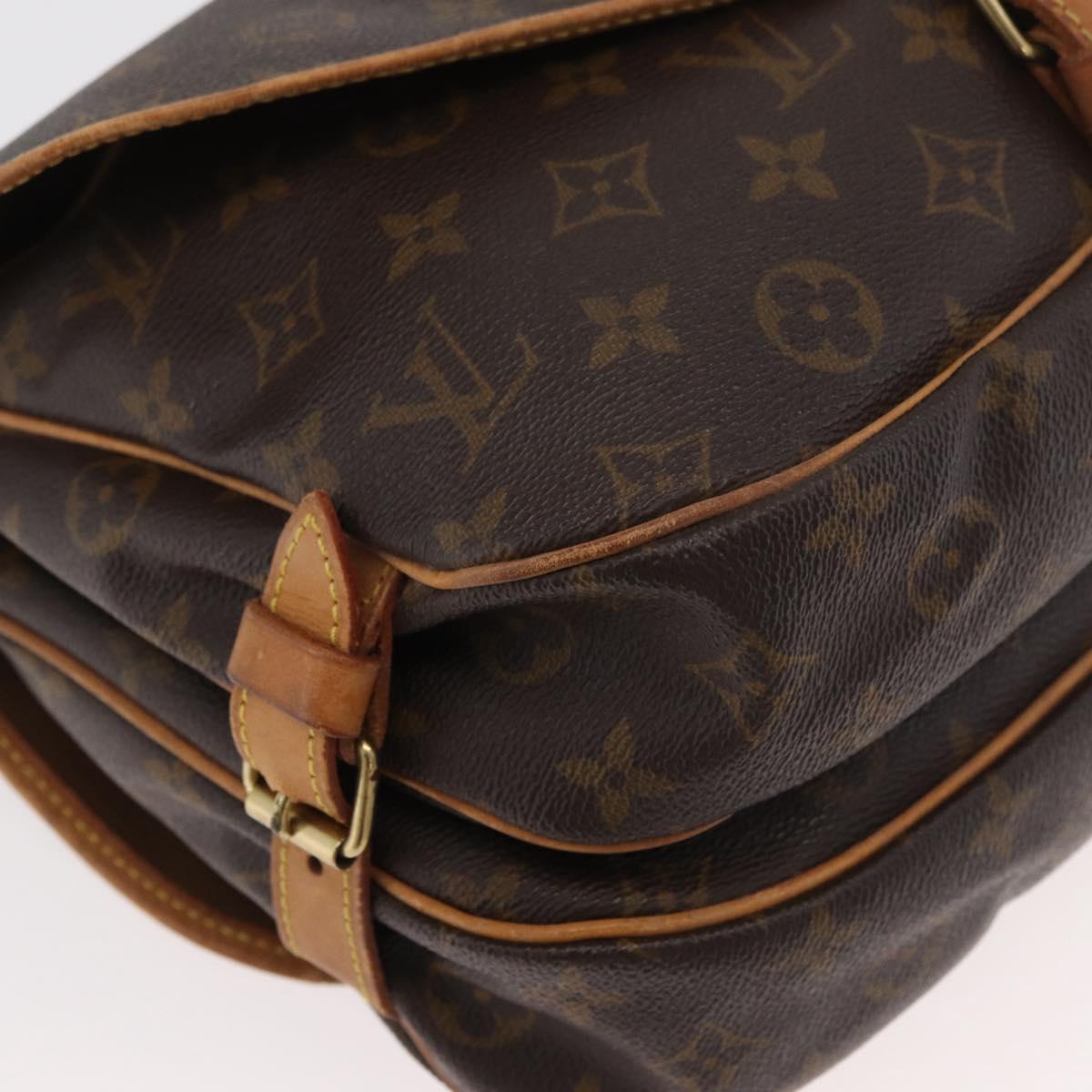 LOUIS VUITTON Monogram Saumur 30 Shoulder Bag M42256 LV Auth am11407A