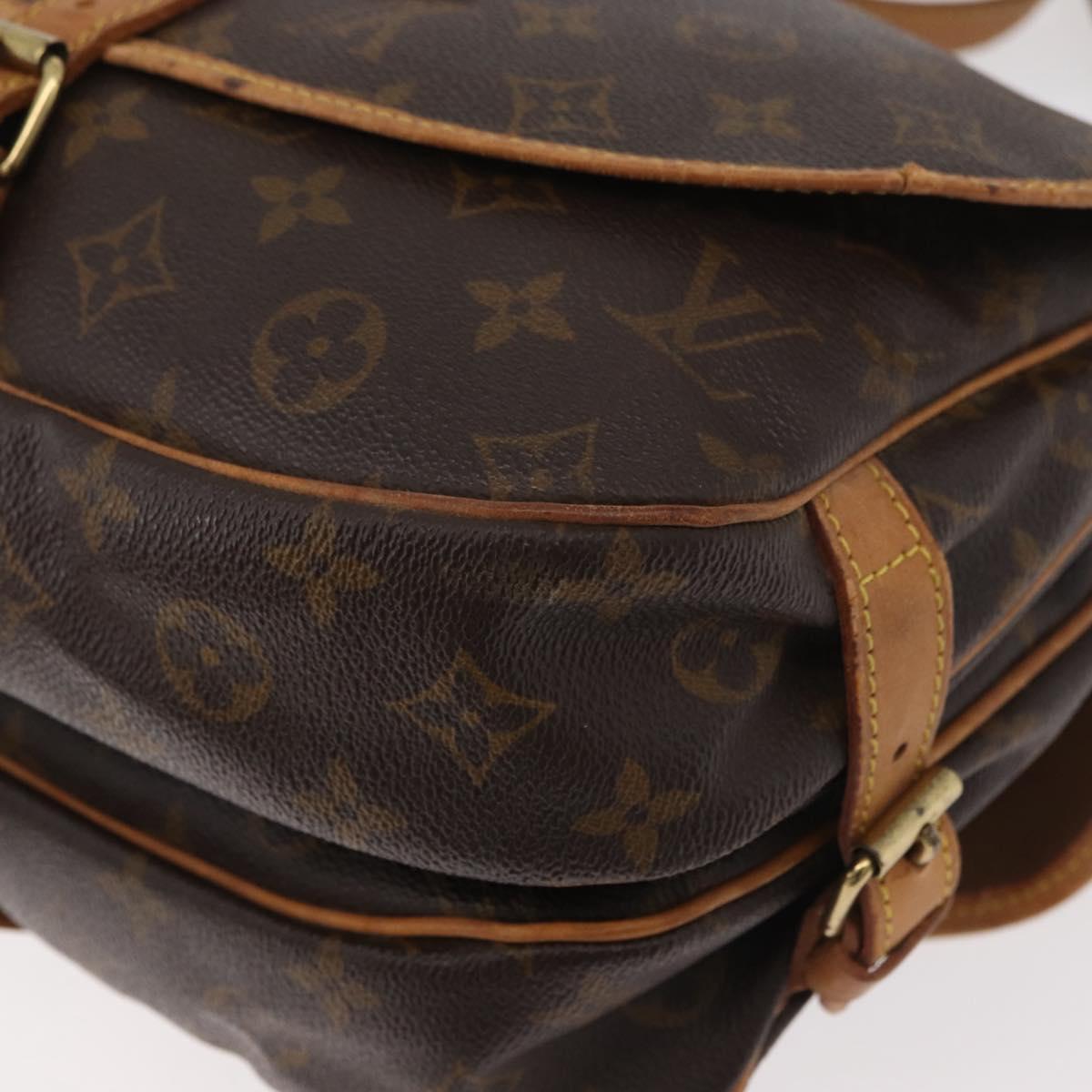 LOUIS VUITTON Monogram Saumur 30 Shoulder Bag M42256 LV Auth am11407A