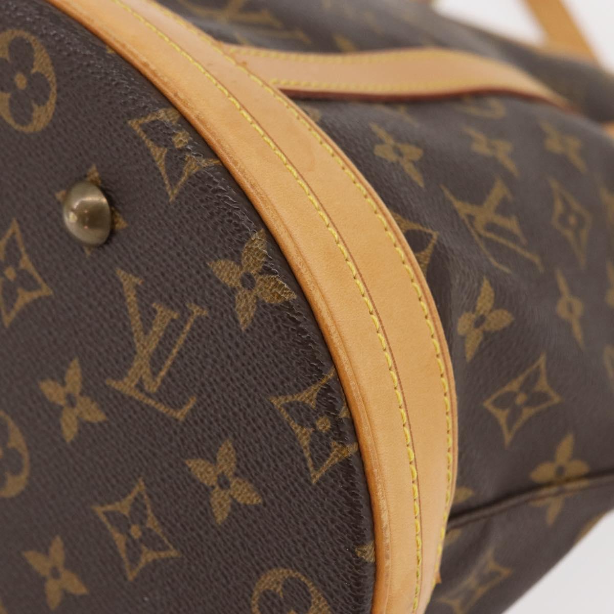 LOUIS VUITTON Monogram Bucket GM Shoulder Bag M42236 LV Auth am11411