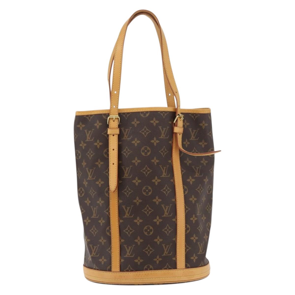 LOUIS VUITTON Monogram Bucket GM Shoulder Bag M42236 LV Auth am11411