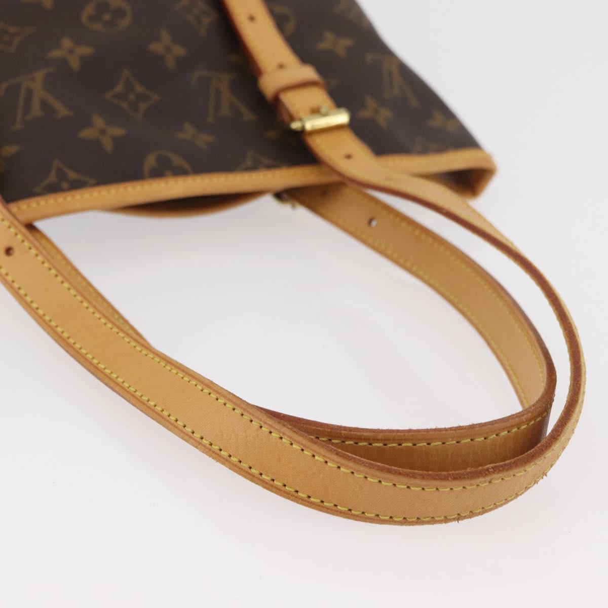 LOUIS VUITTON Monogram Bucket GM Shoulder Bag M42236 LV Auth am11411