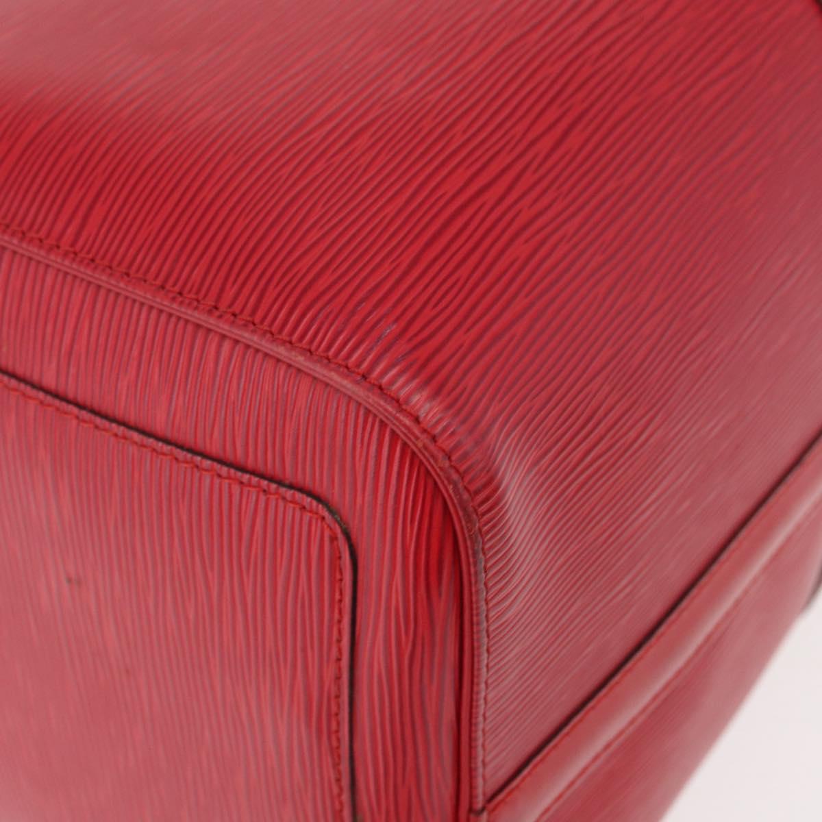 LOUIS VUITTON Epi Keepall 45 Boston Bag Red M42977 LV Auth am11417V