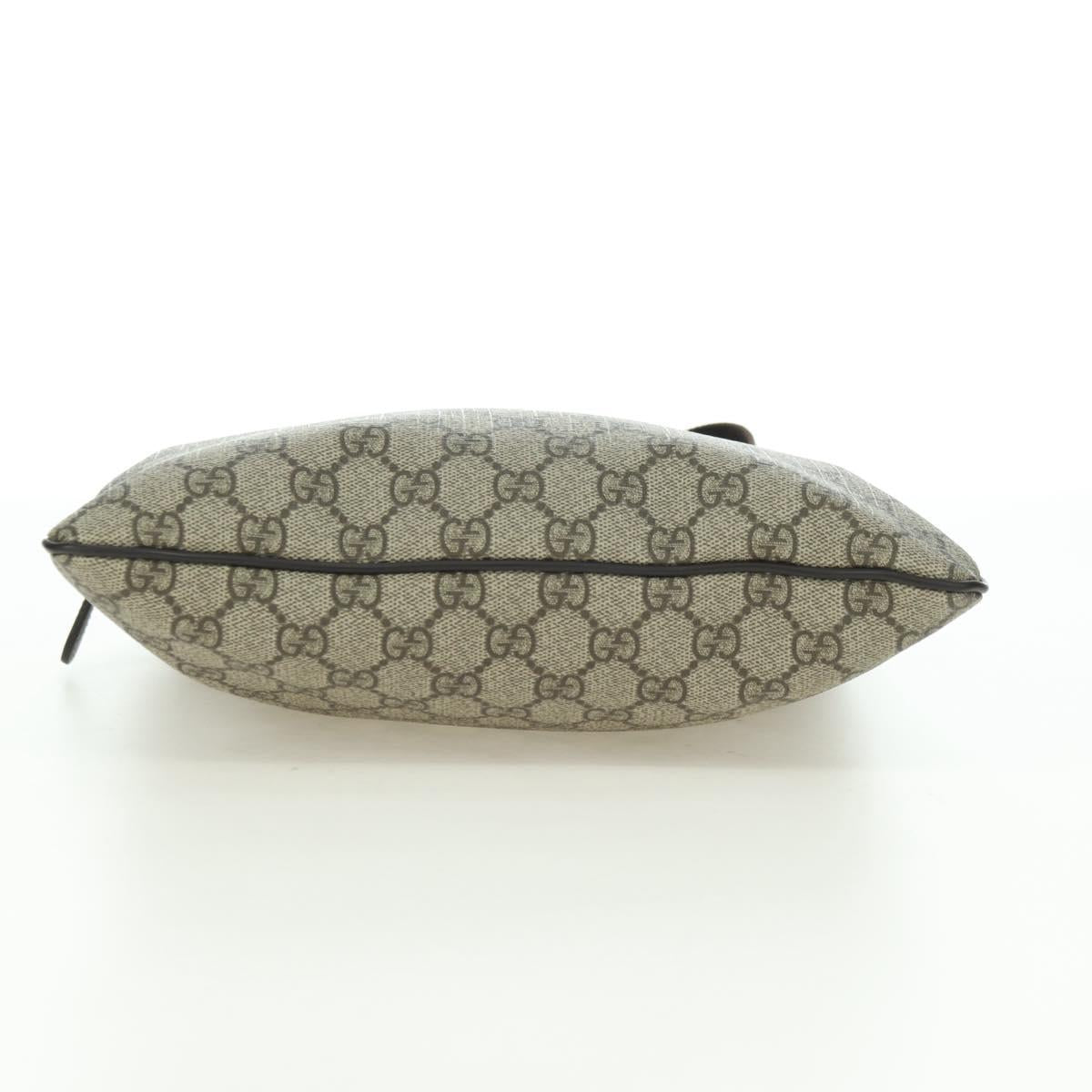 GUCCI GG Supreme Shoulder Bag PVC Beige Gold 295257 Auth am11420V