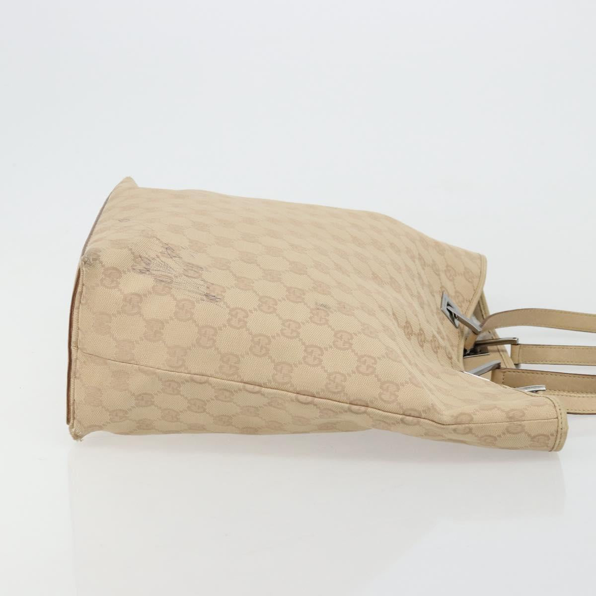 GUCCI GG Canvas Tote Bag Pink Silver 31243 Auth am11434
