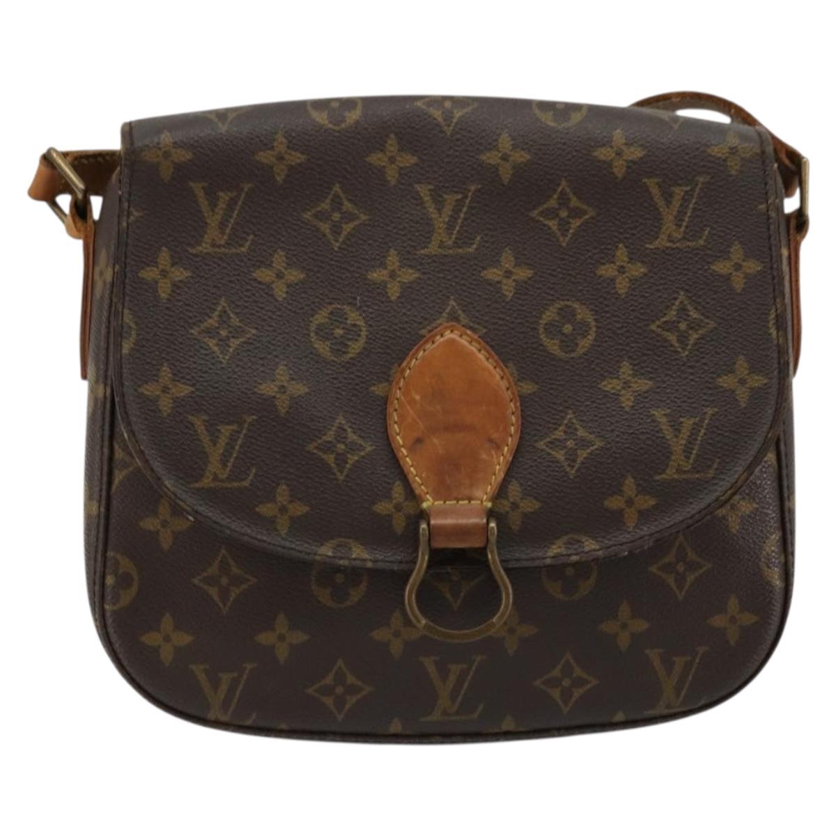 LOUIS VUITTON Monogram Saint Cloud GM Shoulder Bag M51242 LV Auth am11439