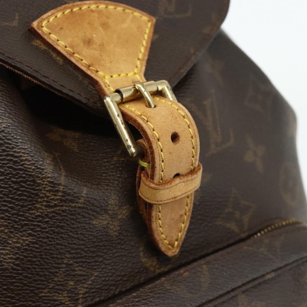 LOUIS VUITTON Monogram Montsouris MM Backpack M51136 LV Auth am11442
