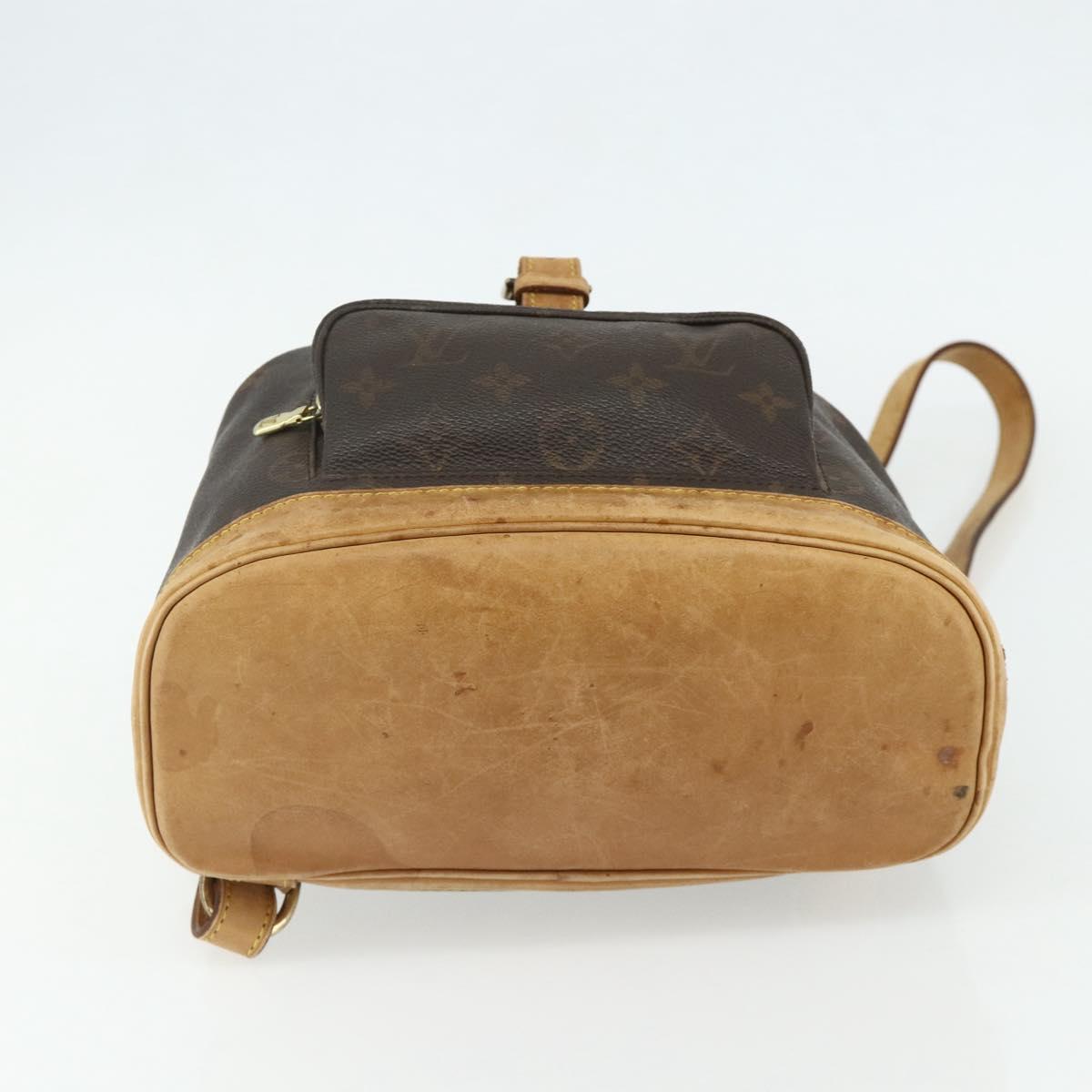 LOUIS VUITTON Monogram Montsouris MM Backpack M51136 LV Auth am11442
