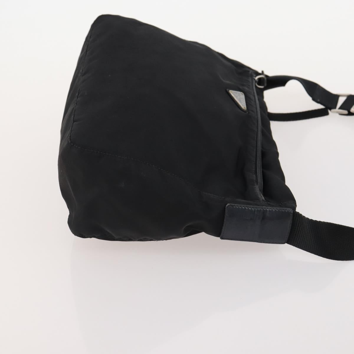 PRADA Shoulder Bag Nylon 3 Set Black Beige Auth am11451