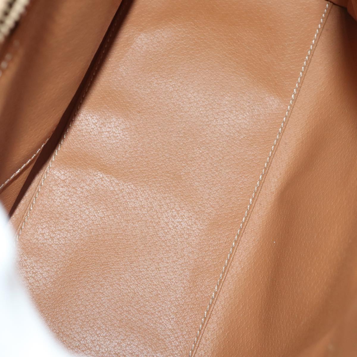 CELINE Macadam Canvas Shoulder Bag PVC Leather 2 Set Brown Auth am11453