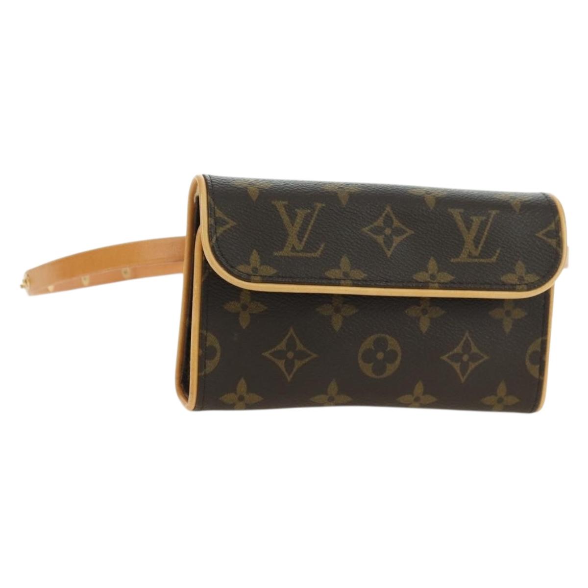LOUIS VUITTON Monogram Pochette Florentine Waist bag M51855 LV Auth am11460V