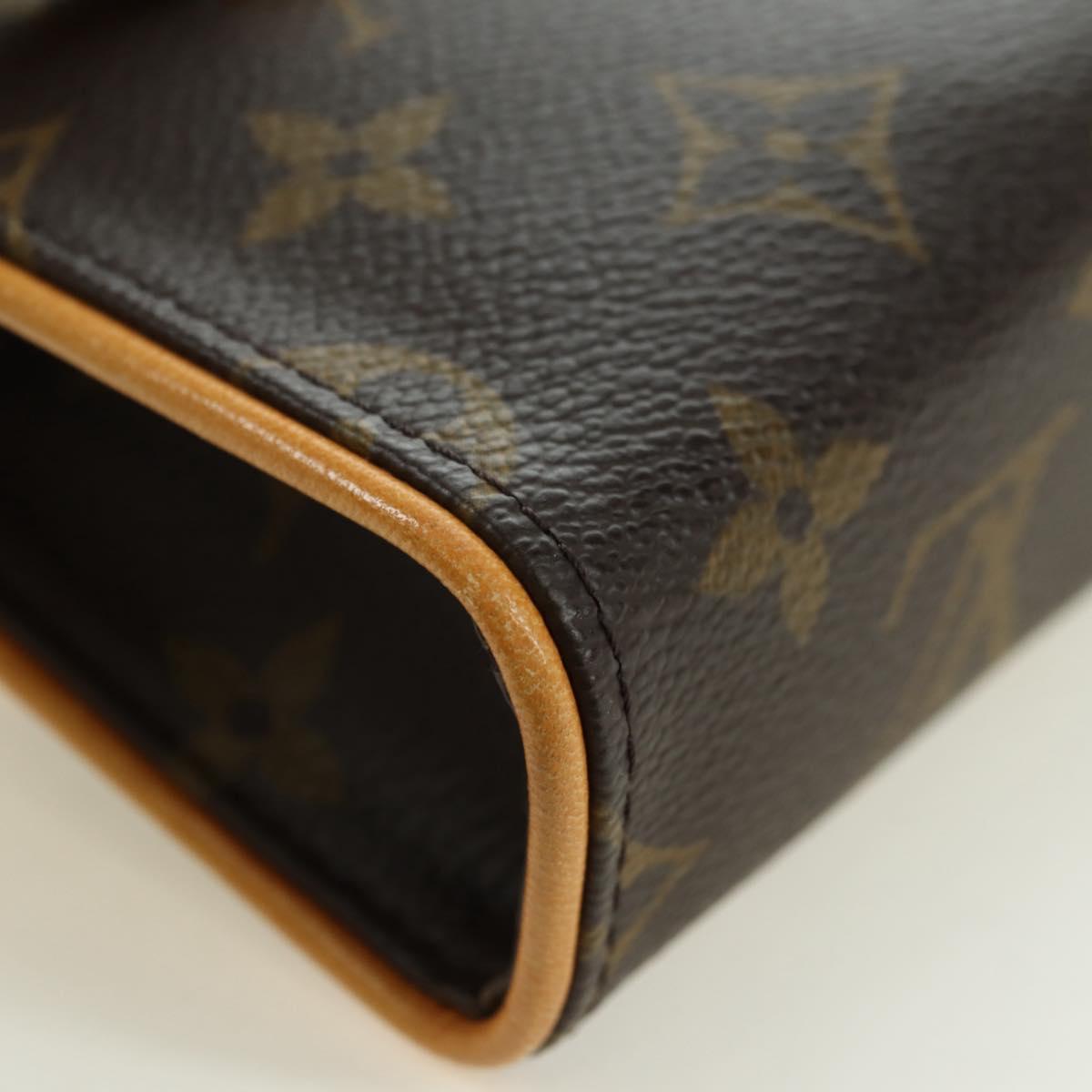 LOUIS VUITTON Monogram Pochette Florentine Waist bag M51855 LV Auth am11460V