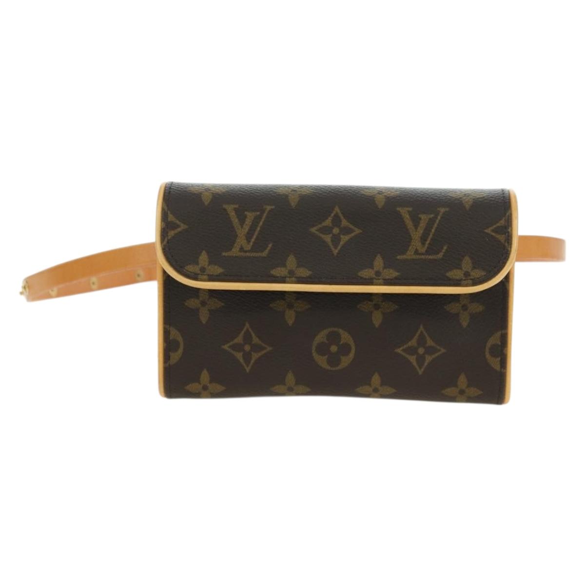 LOUIS VUITTON Monogram Pochette Florentine Waist bag M51855 LV Auth am11460V