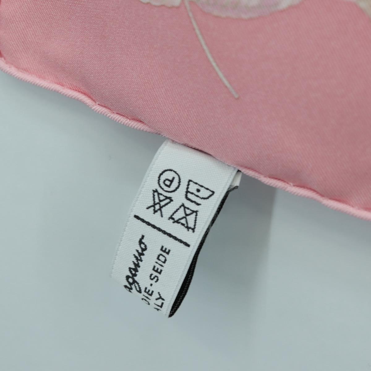 Salvatore Ferragamo Scarf Silk Pink Auth am11466V