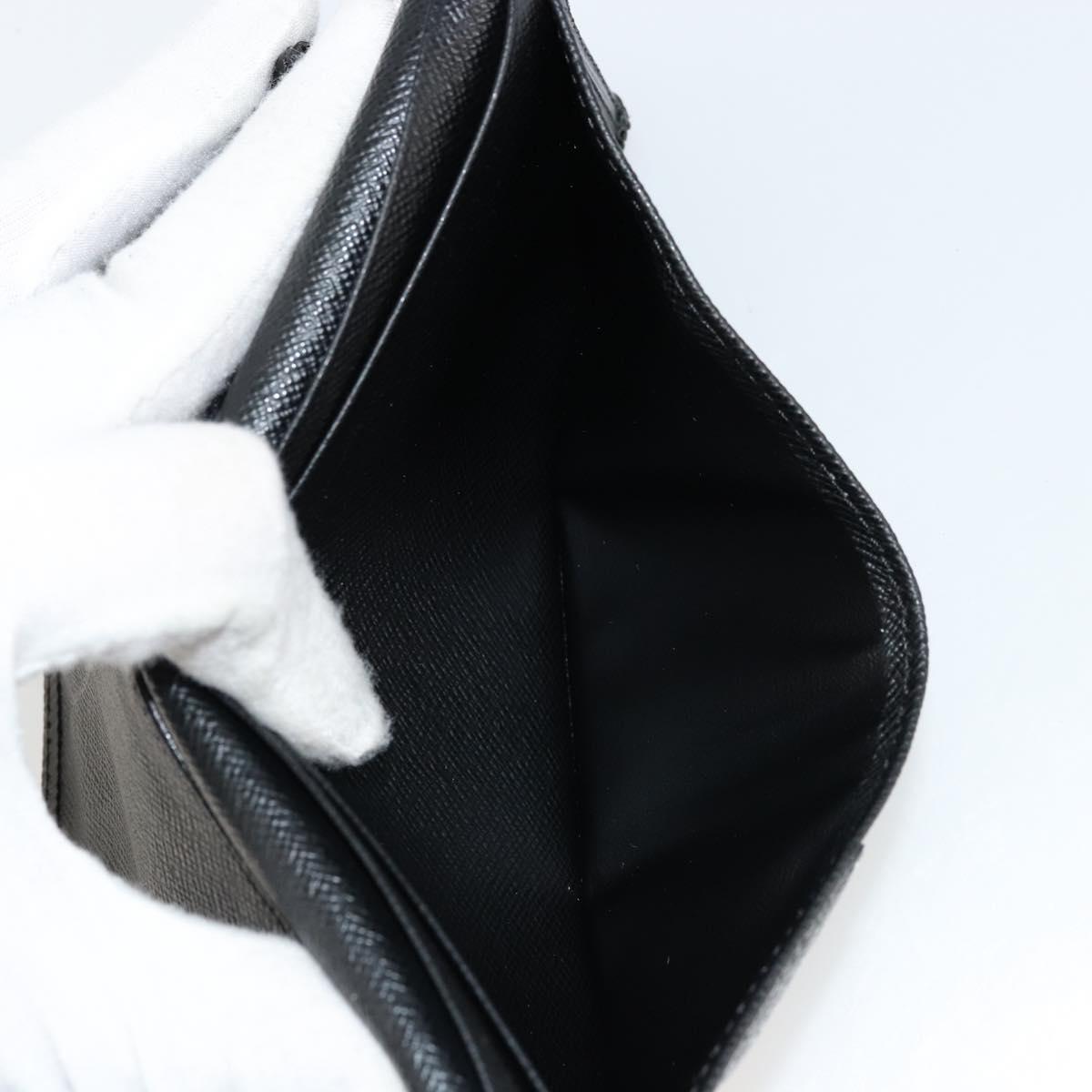 LOUIS VUITTON Epi Portefeuille Braza Long Wallet Black M60622 LV Auth am11471A