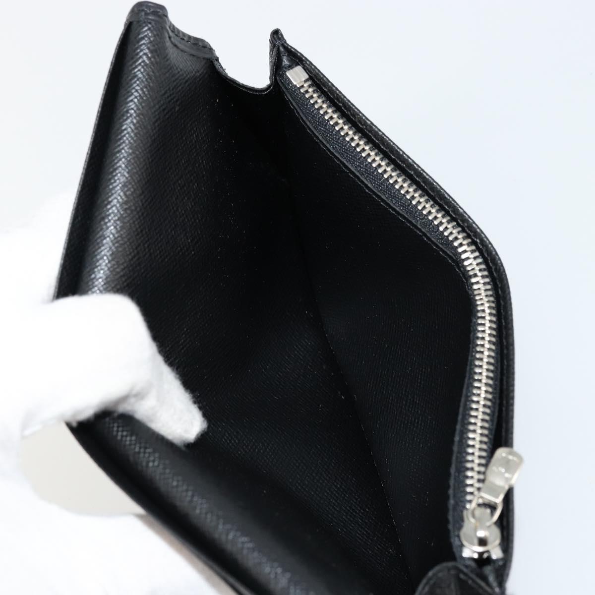 LOUIS VUITTON Epi Portefeuille Braza Long Wallet Black M60622 LV Auth am11471A
