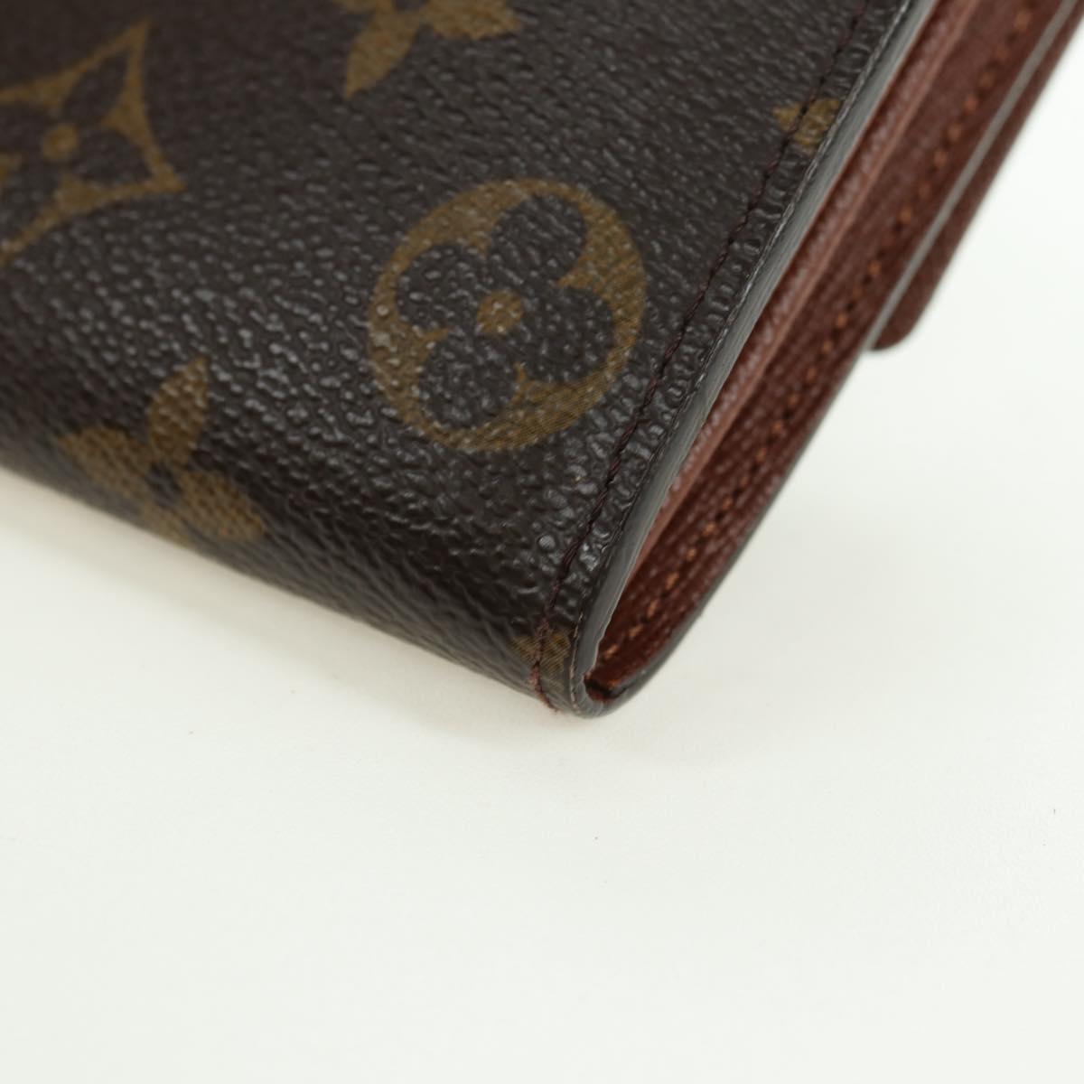 LOUIS VUITTON Monogram Pochette Porte Monnaie Credit Wallet M61725 Auth am11472V