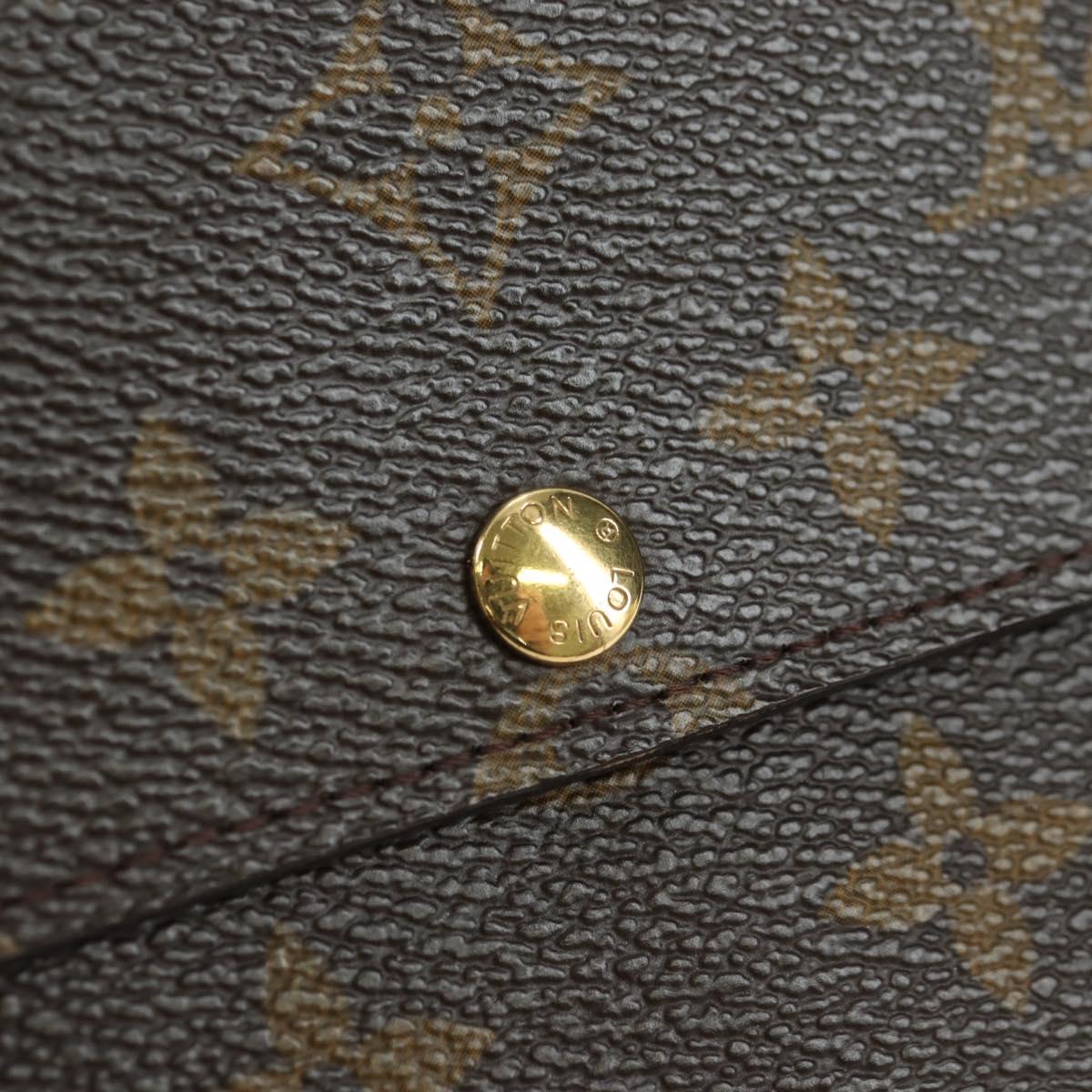 LOUIS VUITTON Monogram Pochette Porte Monnaie Credit Wallet M61725 Auth am11472V