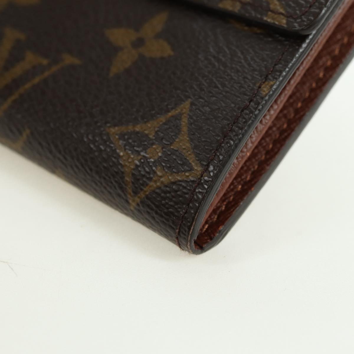 LOUIS VUITTON Monogram Pochette Porte Monnaie Credit Wallet M61725 Auth am11472V