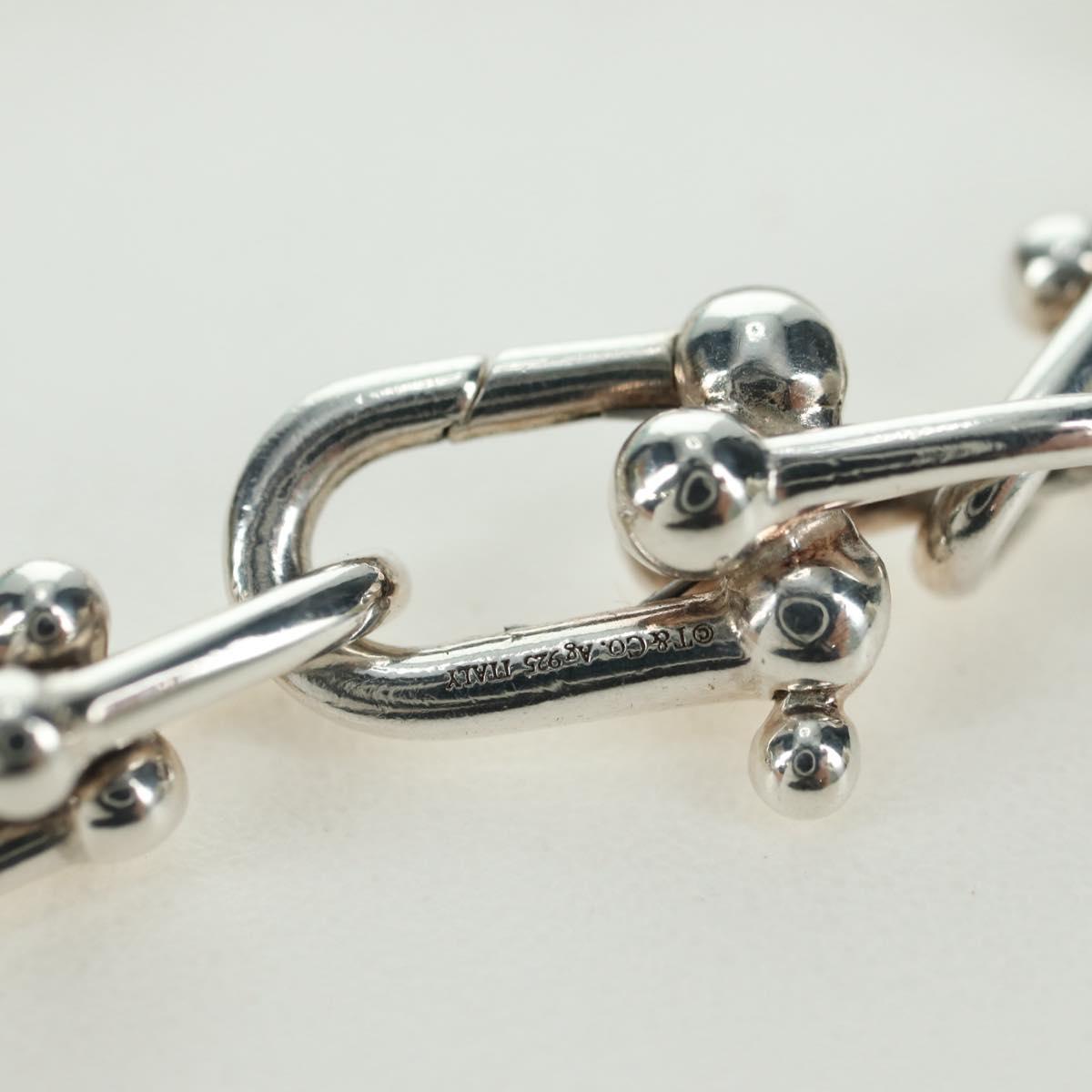 TIFFANY&Co. Hardware Small Link Bracelet Ag925 Silver Auth am11473SM