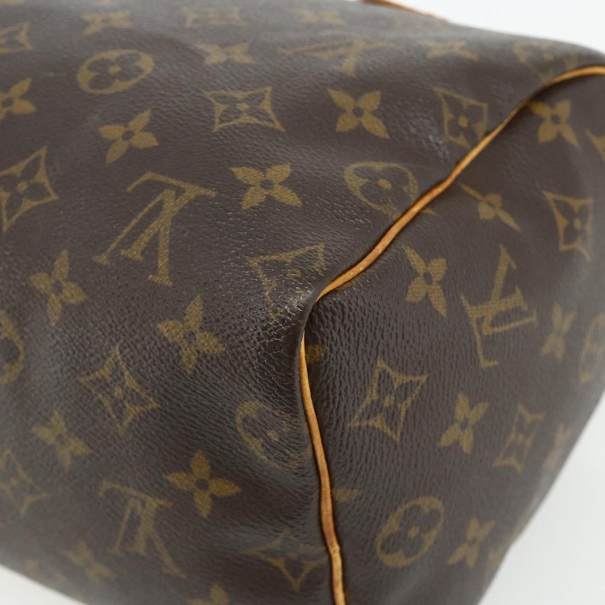 LOUIS VUITTON Monogram Speedy 25 Hand Bag M41528 LV Auth am11486