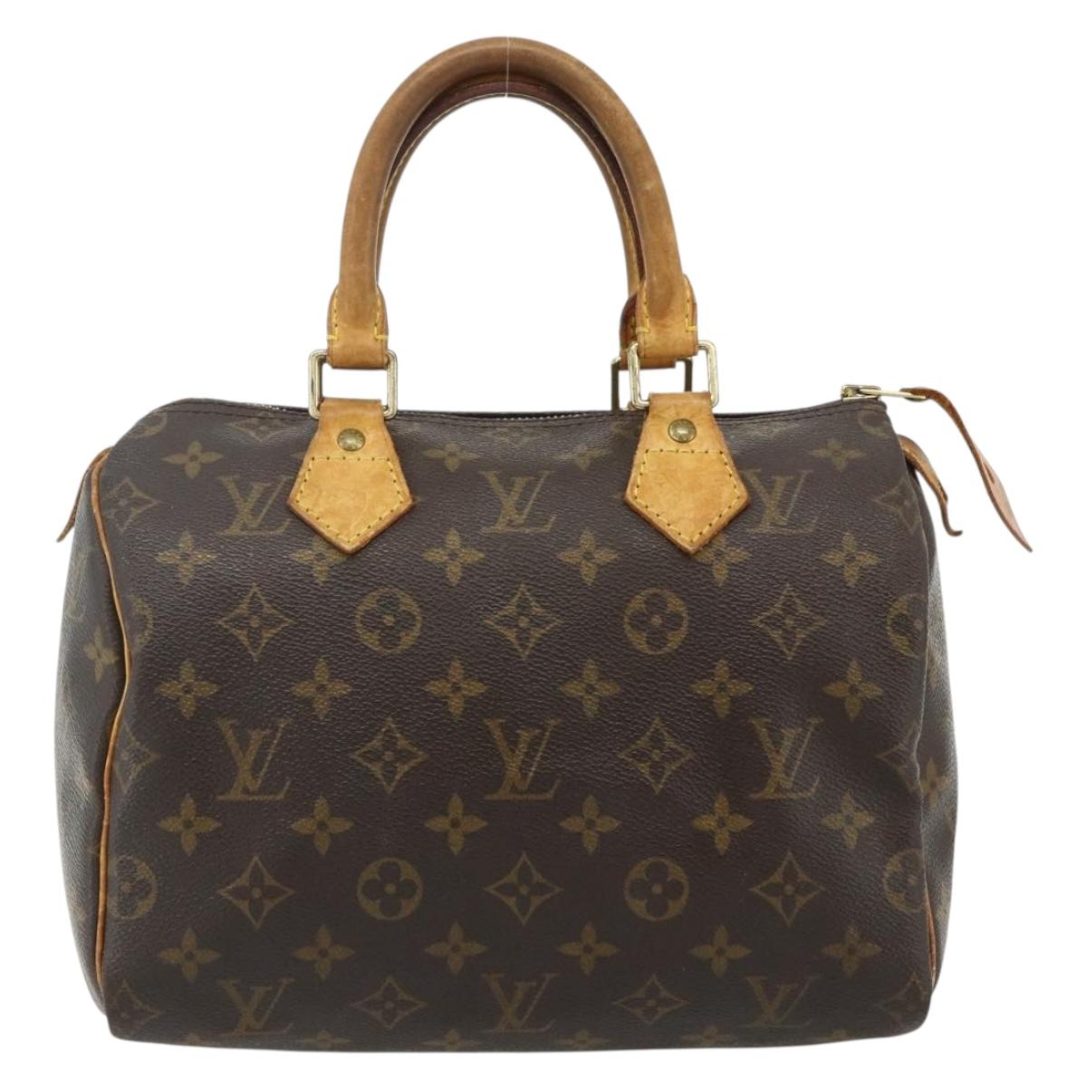 LOUIS VUITTON Monogram Speedy 25 Hand Bag M41528 LV Auth am11486