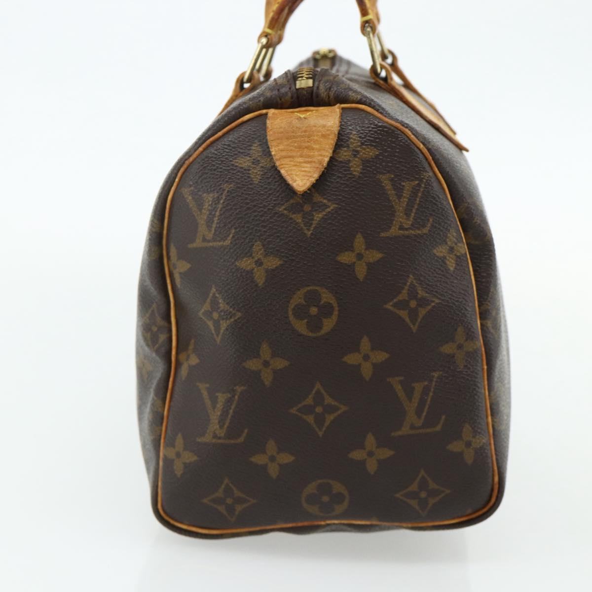 LOUIS VUITTON Monogram Speedy 25 Hand Bag M41528 LV Auth am11486