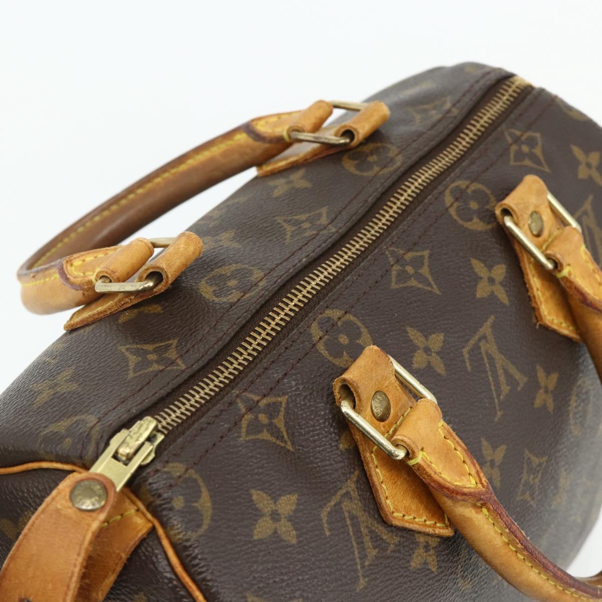 LOUIS VUITTON Monogram Speedy 25 Hand Bag M41528 LV Auth am11486