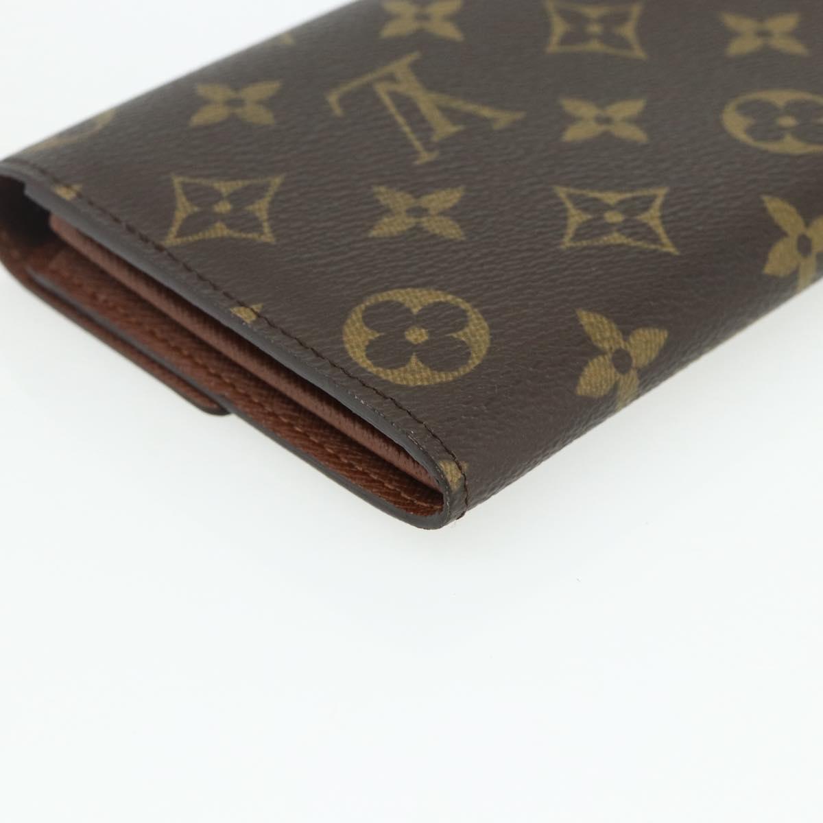 LOUIS VUITTON Monogram Pochette Porte Monnaie Credit Wallet M61725 Auth am11489V