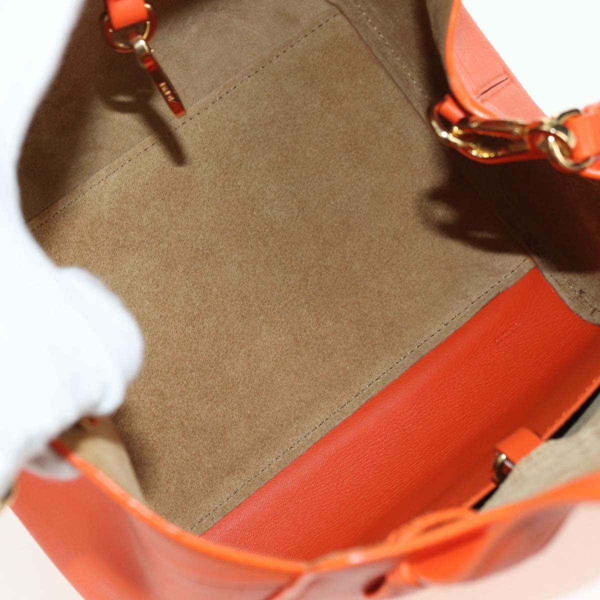 LOEWE × Studio Ghibli Calcifer Nugget Hammock Bag Leather Orange Auth am11499SM