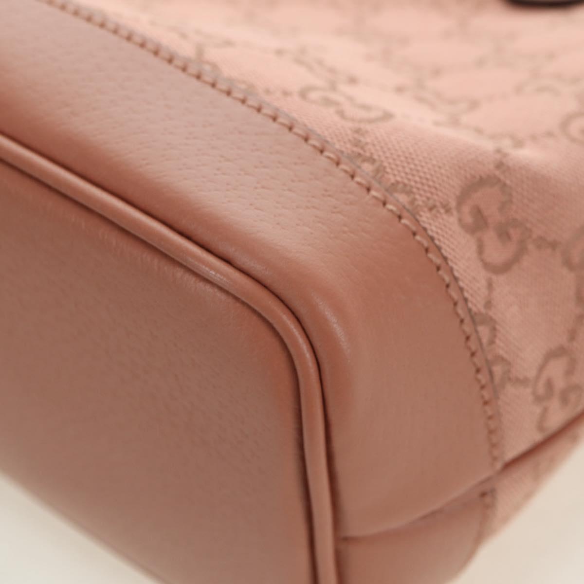 GUCCI GG Canvas Ophidia Tote Bag Pink 742102 525040 Auth am11524SAM