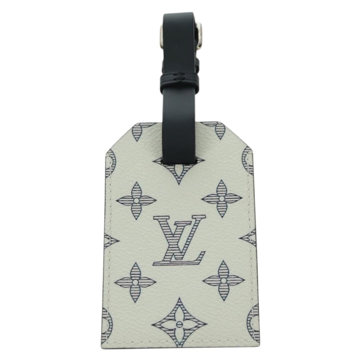 LOUIS VUITTON Savanna Chapman Brothers Porto Address Tag M54139 LV Auth am11526M