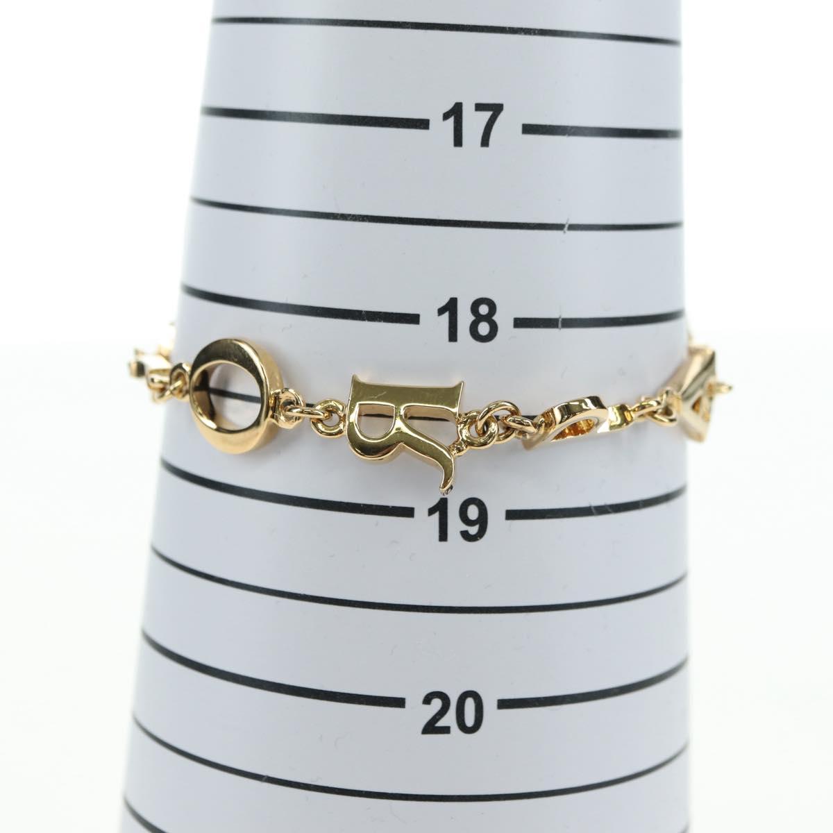 Christian Dior Bracelet metal Gold Auth am11538V