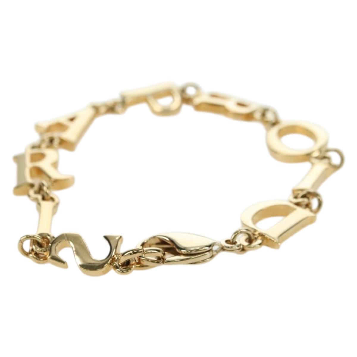 Christian Dior Bracelet metal Gold Auth am11538V