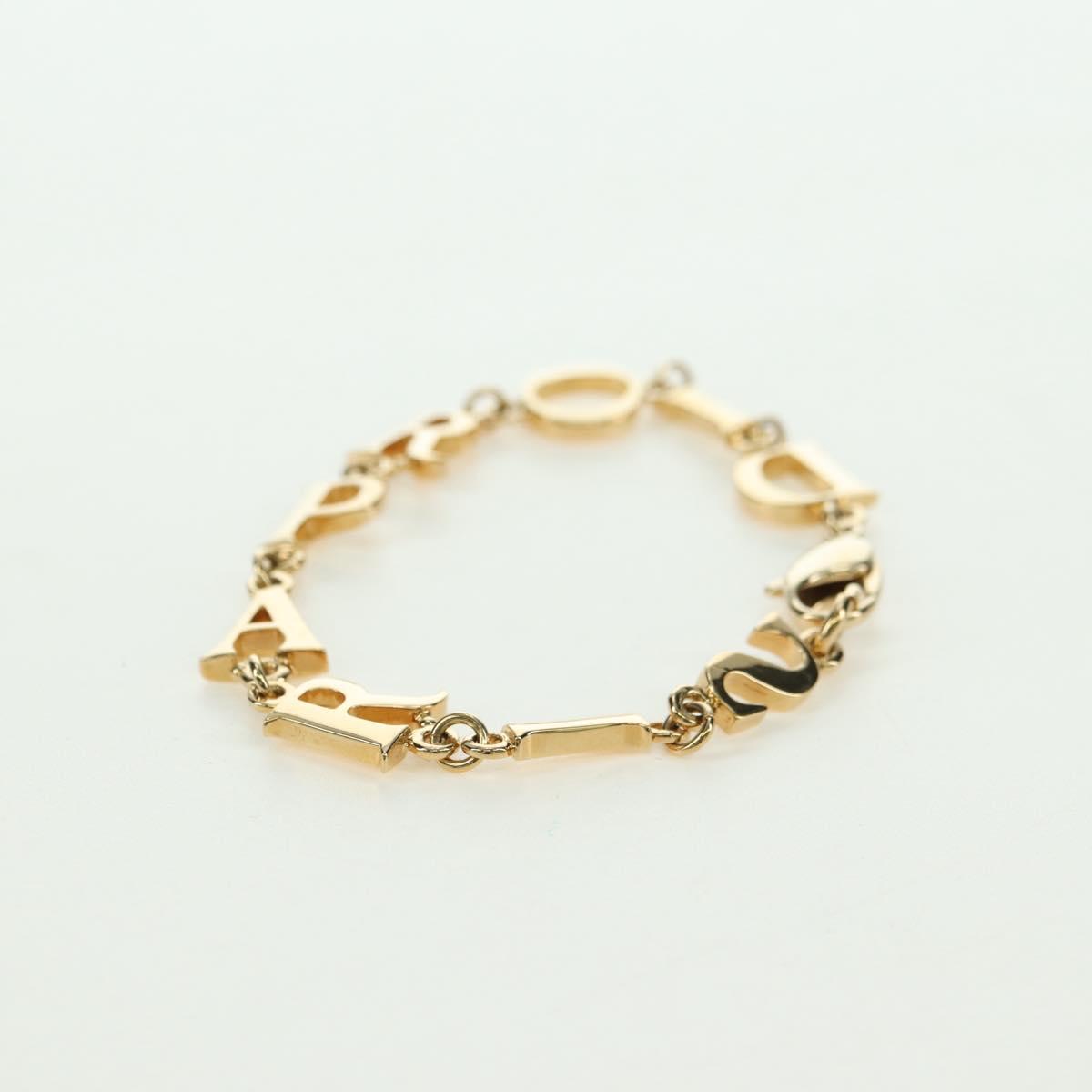 Christian Dior Bracelet metal Gold Auth am11538V