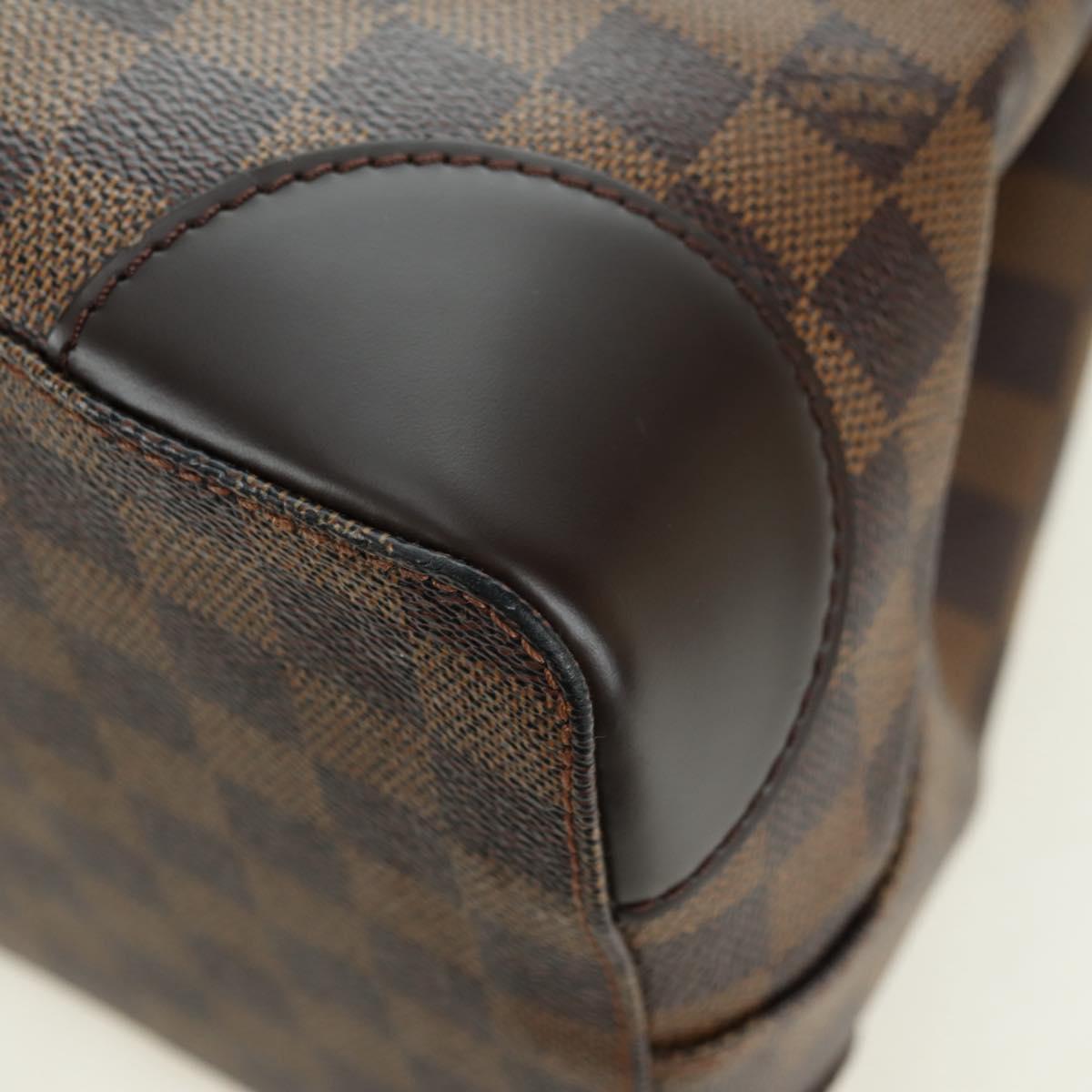 LOUIS VUITTON Damier Ebene Hampstead MM Tote Bag N51204 LV Auth am11544V